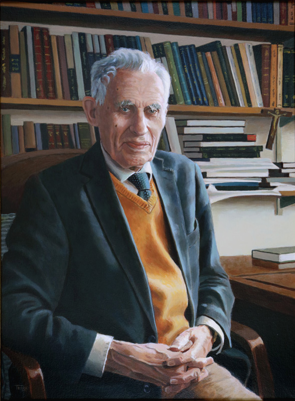 Prof Richard Swinburne - portrait by Simon Taylor